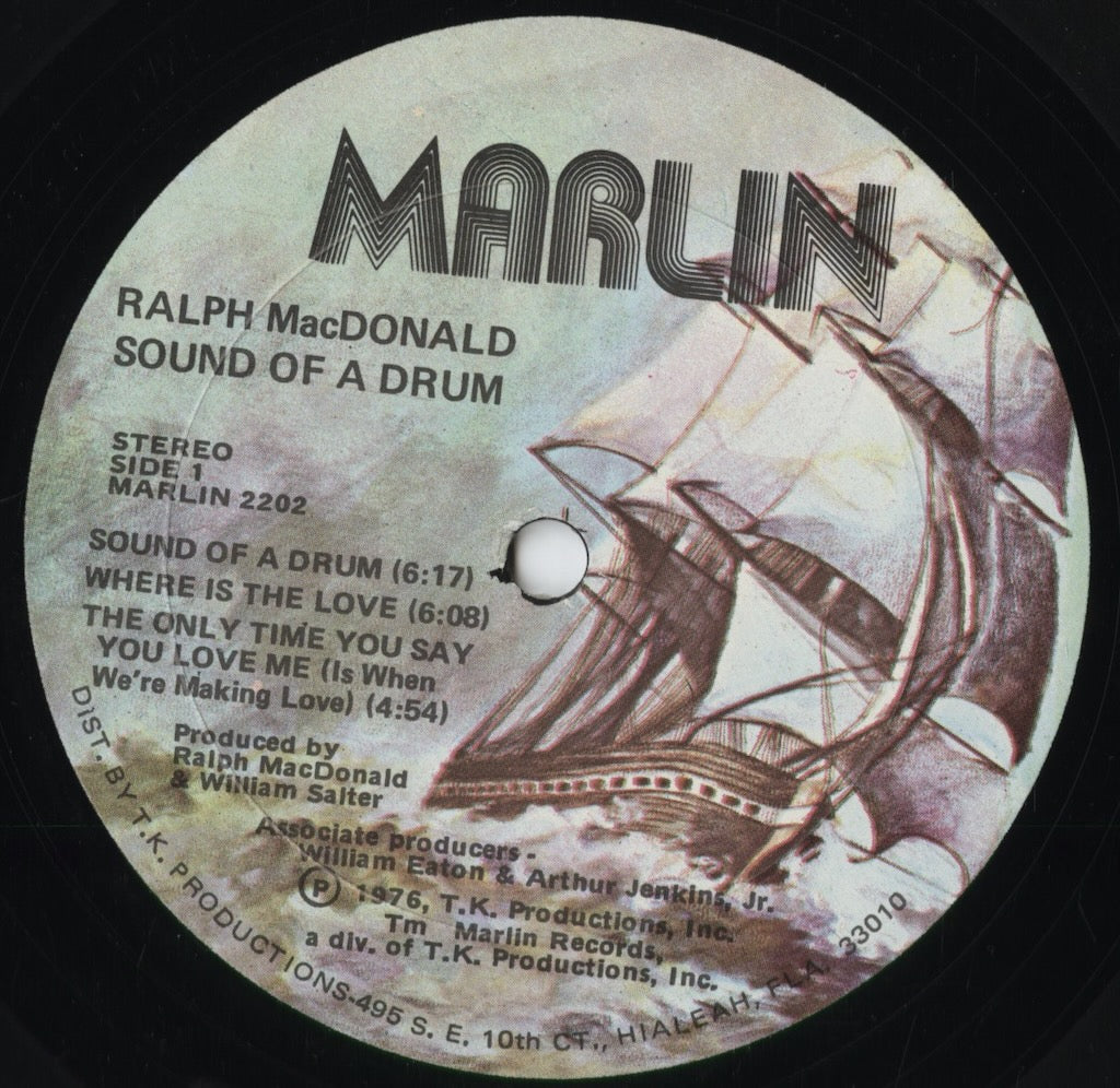 Ralph MacDonald - Sound Of A Drum (MARLIN 2202) 1976 US Marlin｜中古LP