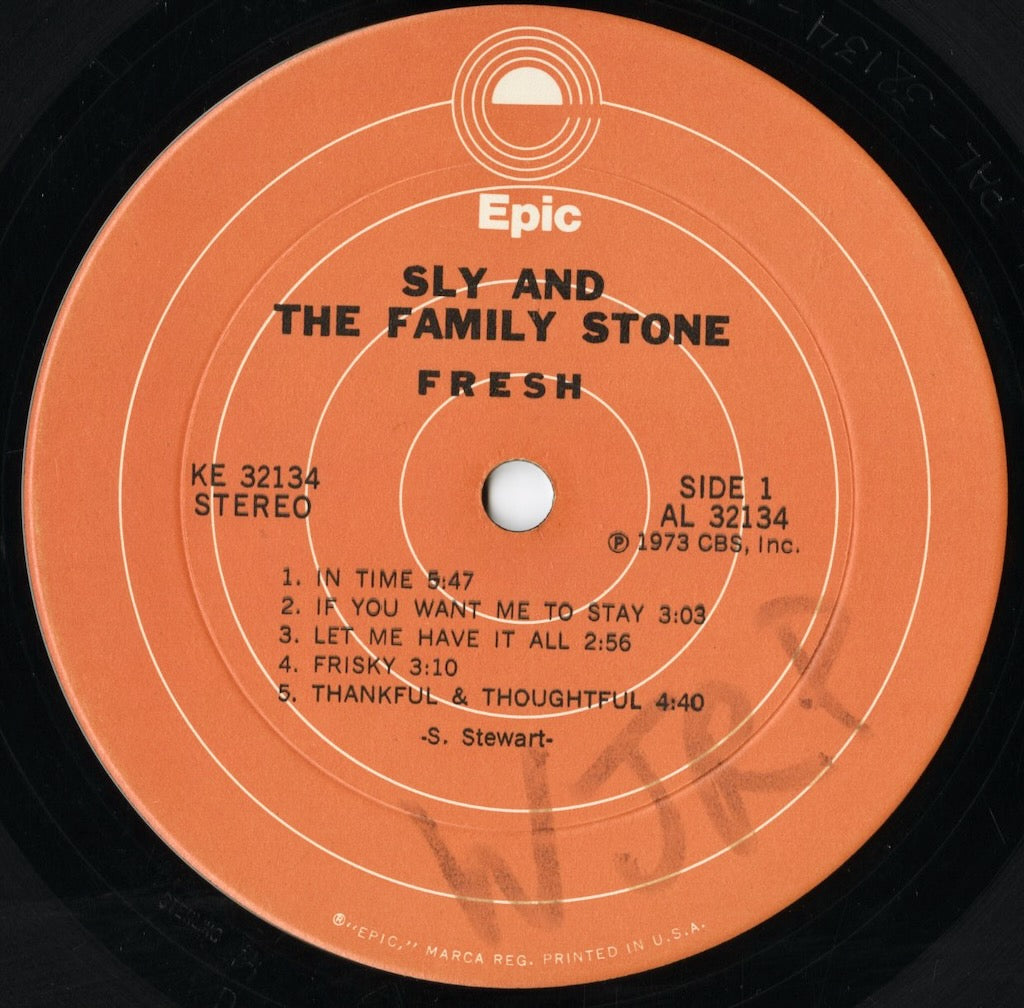 Sly & The Family Stone / スライ＆ザ・ファミリーストーン / Fresh (KE 32134)