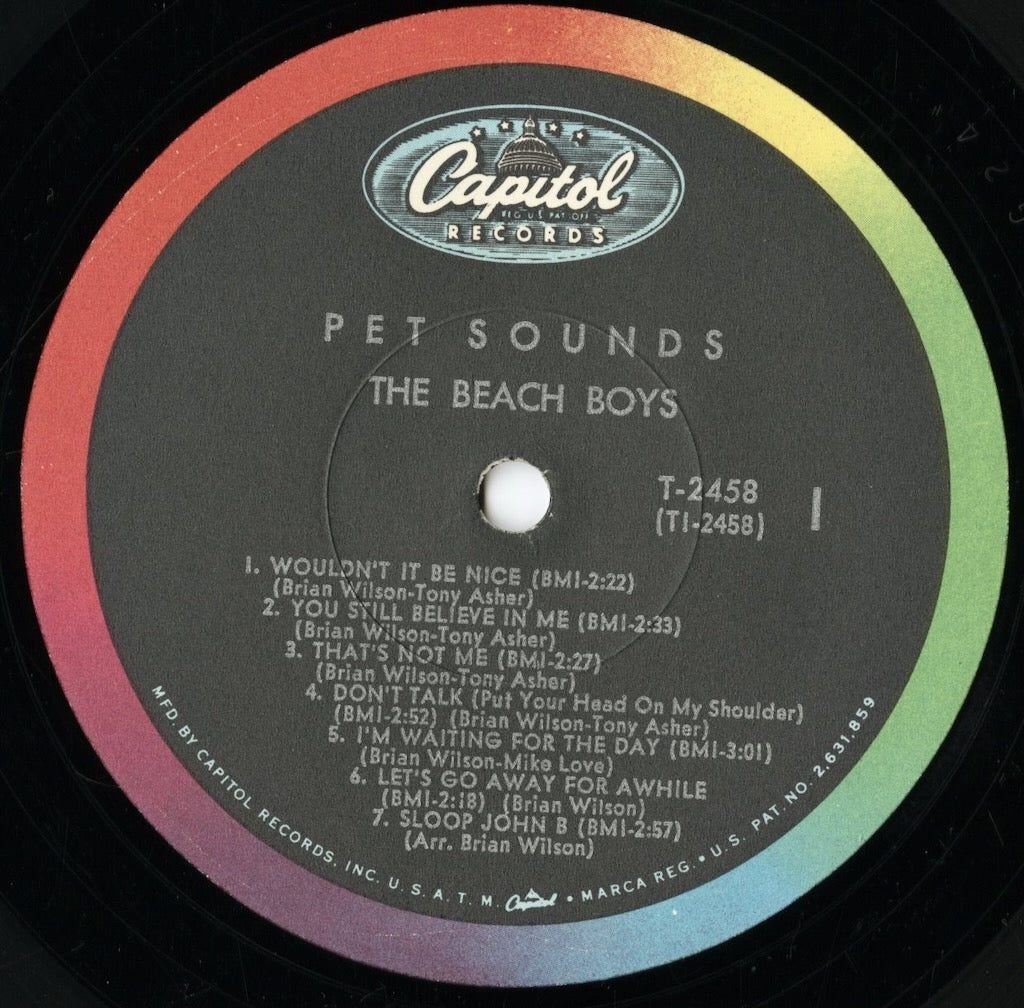 The Beach Boys / ビーチ・ボーイズ / Pet Sounds (T 2458) USオリジナル・MONO盤