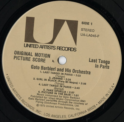 Gato Barbieri / ガトー・バルビエリ / Last Tango In Paris -OST (UA-LA045-F)