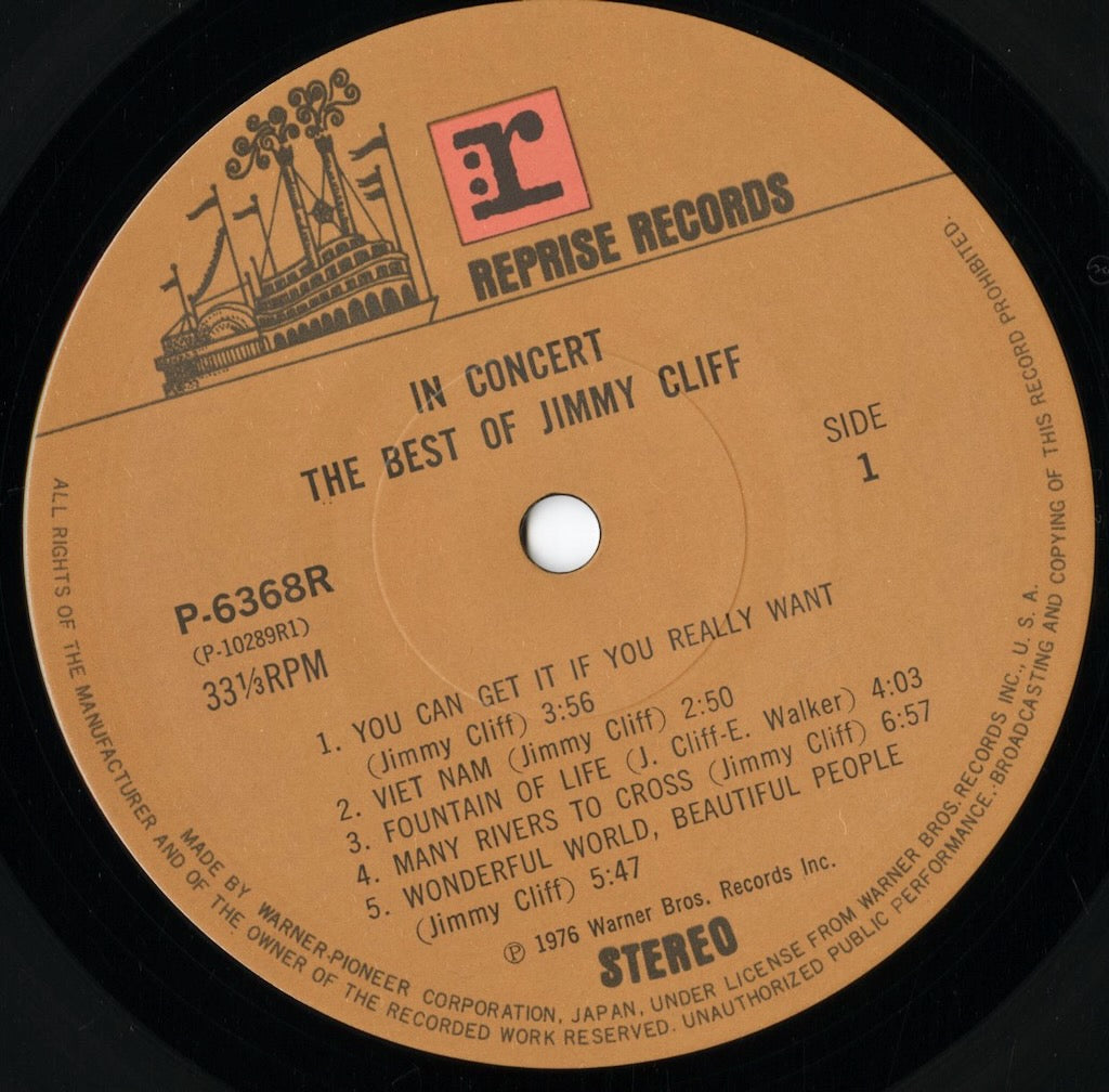 Jimmy Cliff / ジミー・クリフ / In Concert The Best Of Jimmy Cliff(P-6368R)
