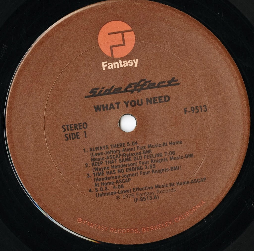 Side Effect / サイド・エフェクト / What You Need (F-9513)
