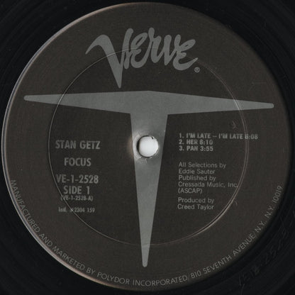 Stan Getz - Focus (VE-1-2528) 1978 US Verve｜中古LP