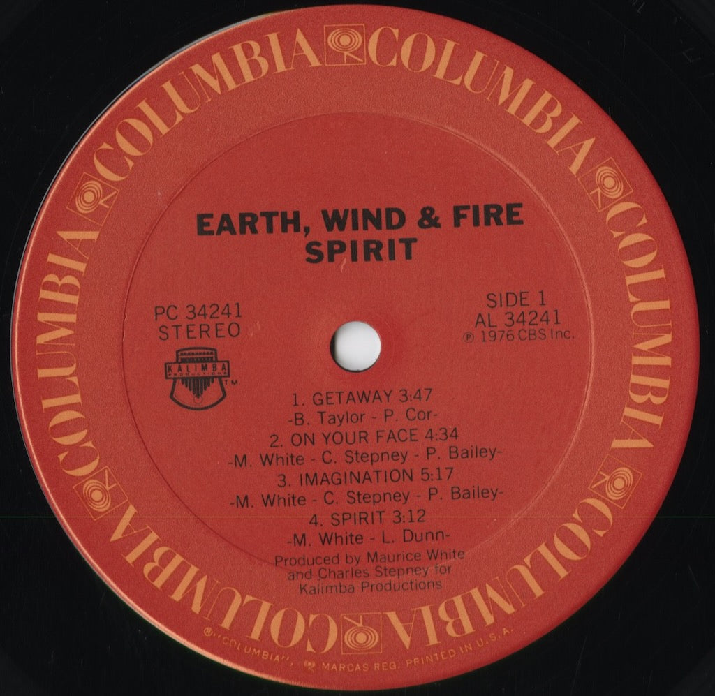 Earth Wind & Fire – Spirit (PC 34241) 1976 US Columbia｜中古LP
