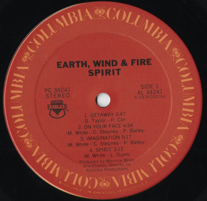 Earth Wind & Fire – Spirit (PC 34241) 1976 US Columbia｜中古LP