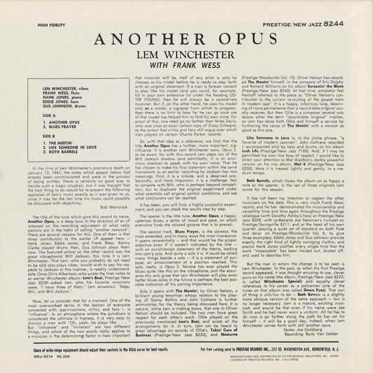 Lem Winchester / レム・ウィンチェスター / Another Opus (SMJ 6274)