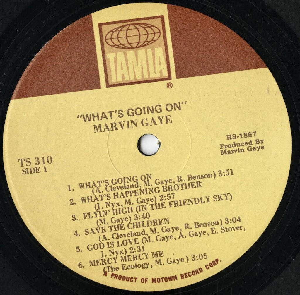 Marvin Gaye - What's Going On (TS310) LP 1971 US Tamla｜中古LP
