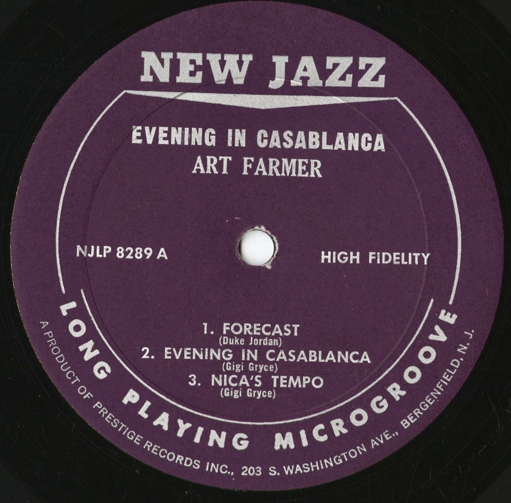 Art Farmer - Evening In Casablanca (NJLP 8289) 1963 US New Jazz｜中古LP
