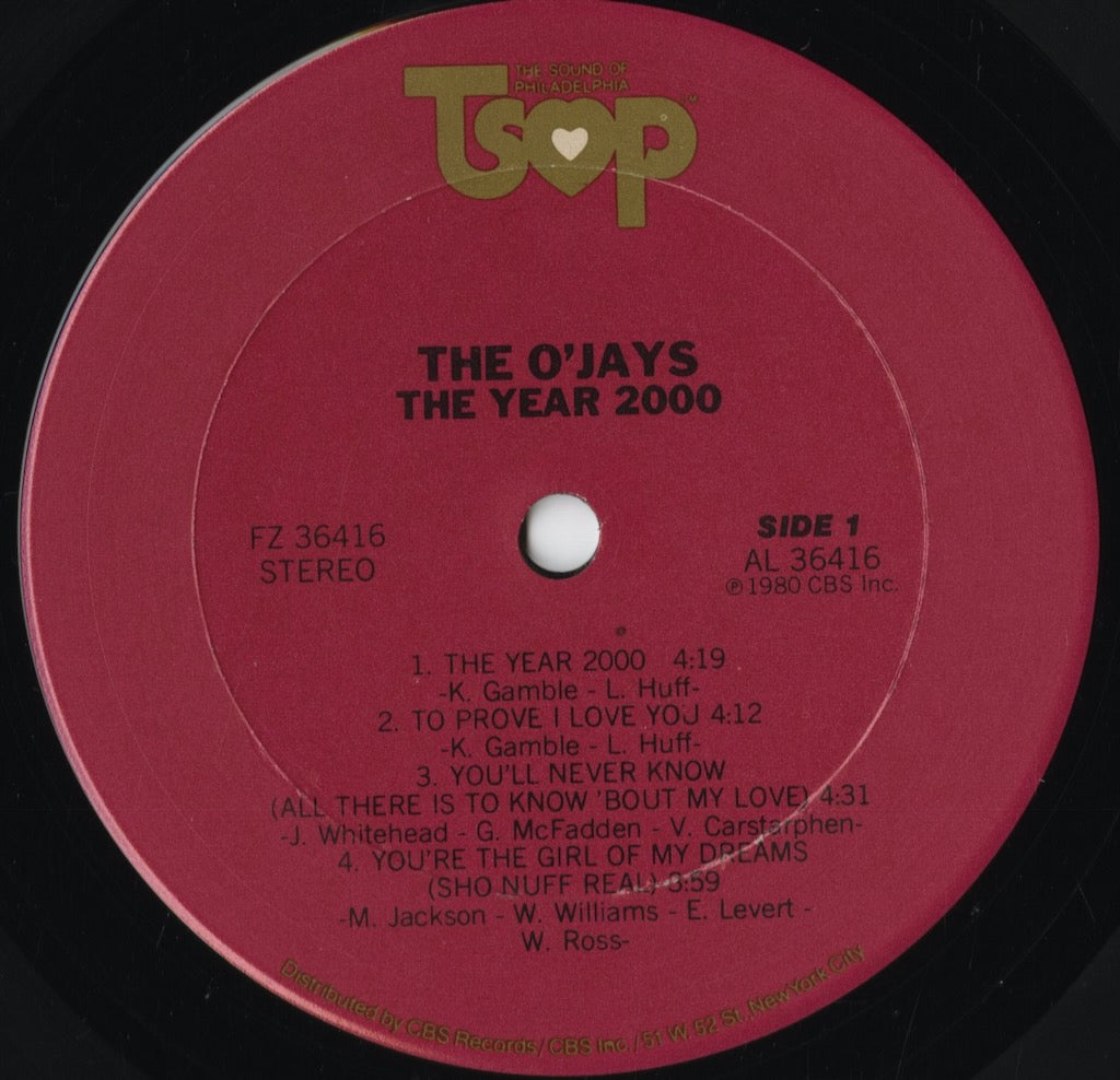 The O'Jays - Year 2000 (FZ 36416) 1980 US TSOP｜中古LP