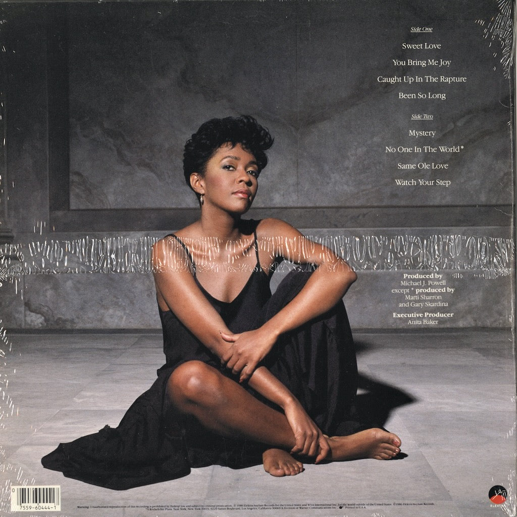 Anita Baker - Rapture (60444-1) LP 1987 US Elektra