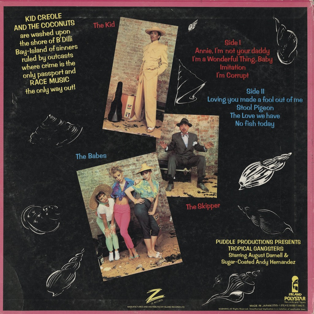 Kid Creole & The Coconuts / キッド・クレオール＆ザ・ココナッツ / Tropical Gangsters (25S-125)