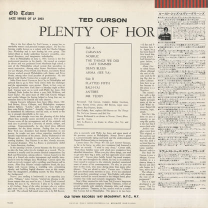 Ted Curson / テッド・カーソン / Plenty Of Horn (YW-7577-AX)