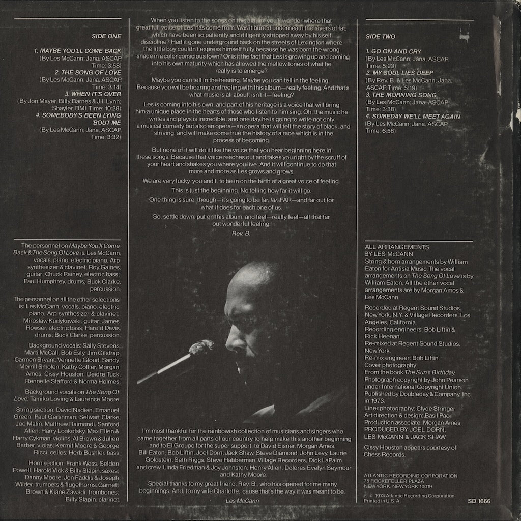 Les McCann / レス・マッキャン / Another Beginning (SD1666)