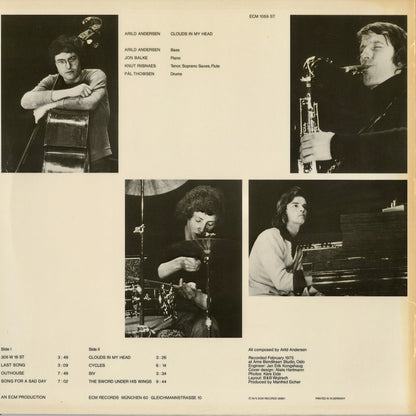 Arild Andersen / アリルド・アンデルセン /  Clouds In My Head (ECM 1059 ST)