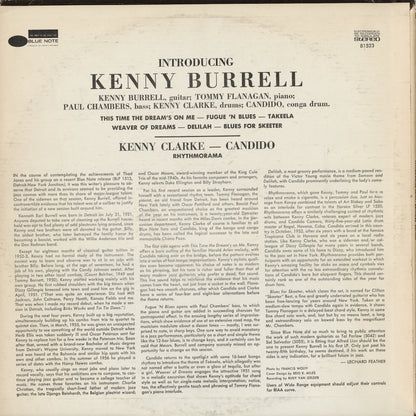 Kenny Burrell - Introducing (BST-81523) LP 1975 US BLUE NOTE｜中古LP