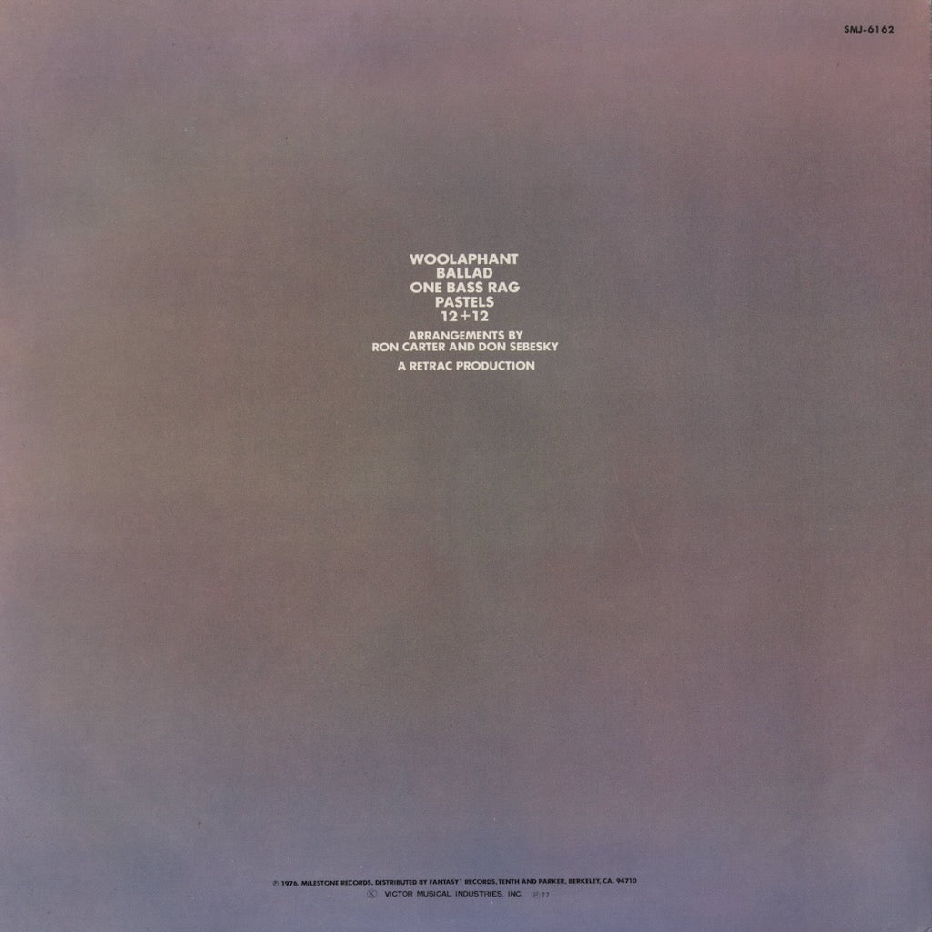 Ron Carter – Pastels (SMJ-6162) LP 1977 JPN Milestone | 中古LP