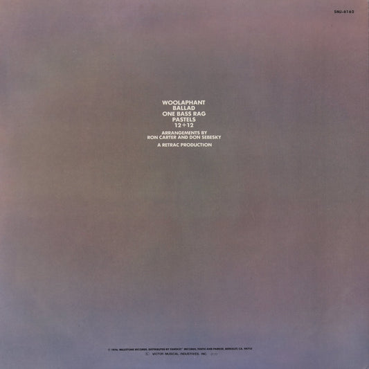 Ron Carter – Pastels (SMJ-6162) LP 1977 JPN Milestone | 中古LP