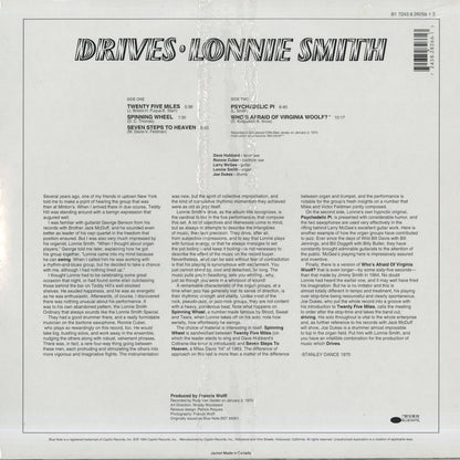 Lonnie Smith / ロニー・スミス / Drives (B1 7243 8 28266 1 3)