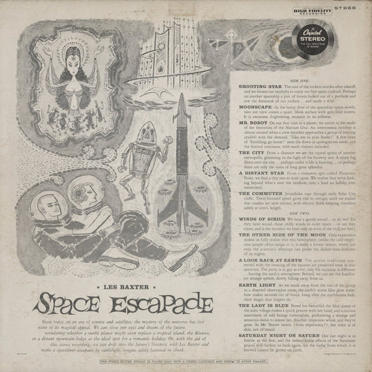 Les Baxter - Space Escapade (ST-968) LP 1958 US Capitol｜中古LP