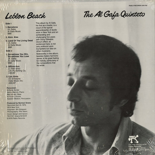 The Al Gafa Quinteto – Leblon Beach (2310-782) 1976 US Pablo | 中古LP