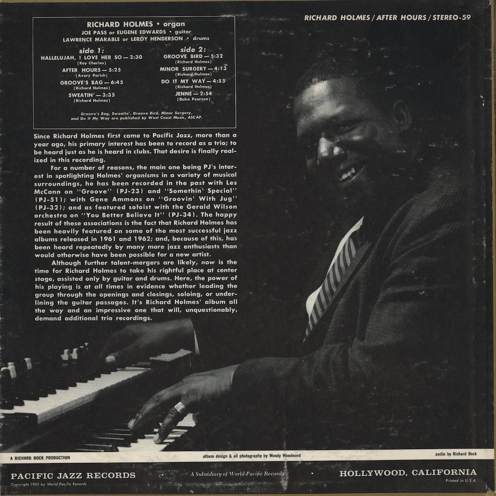 Richard  Holmes / リチャード・ホルムズ / After Hours (ST-59)