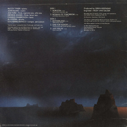 McCoy Tyner - Horizon (M-9094) 1980 US Milestone｜中古LP