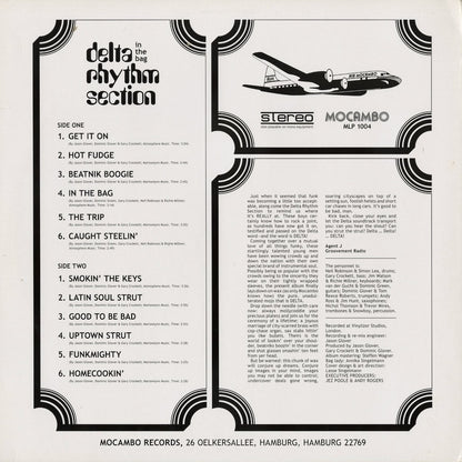 Delta Rhythm Section - In The Bag (MLP 1004) LP 2010 GER Mocambo｜中古LP
