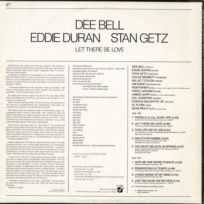 Dee Bell, Eddie Duran, Stan Getz / ディー・ベル, エディー・デュラン, スタン・ゲッツ / Let There Be Love (CJ 206)