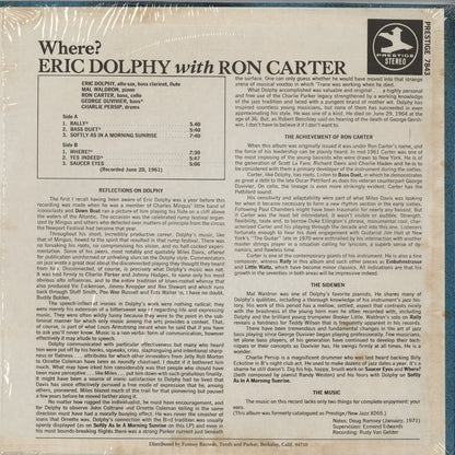Eric Dolphy / エリック・ドルフィ / Where?  (PRT 7843)