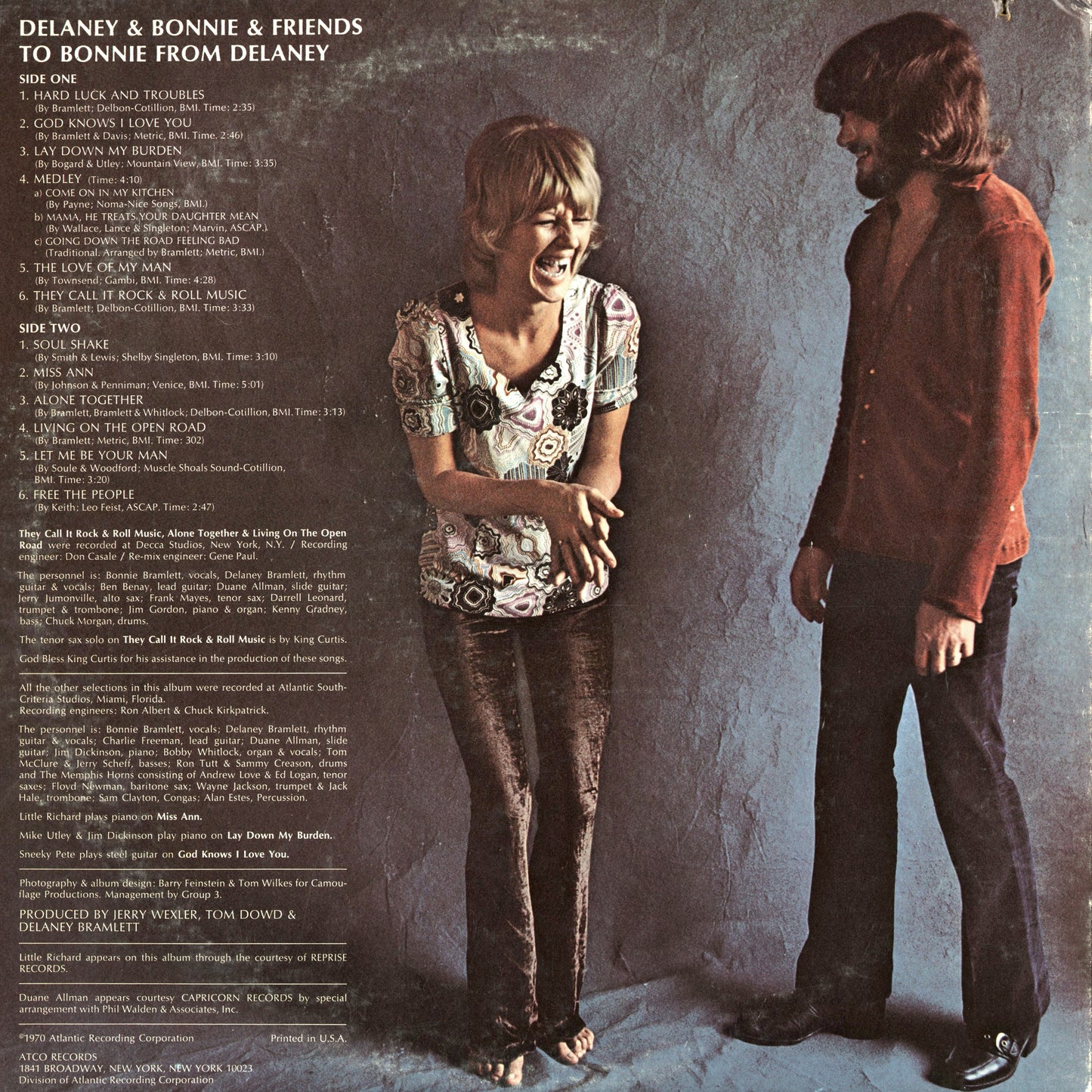 Delaney & Bonnie / デラニー・アンド・ボニー / To Bonnie From Delaney (SD33-341)