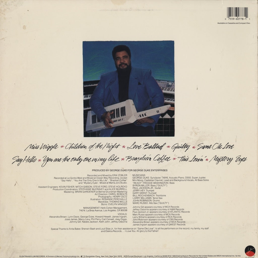 George Duke / ジョージ・デューク / Night After Night  (60778-1)