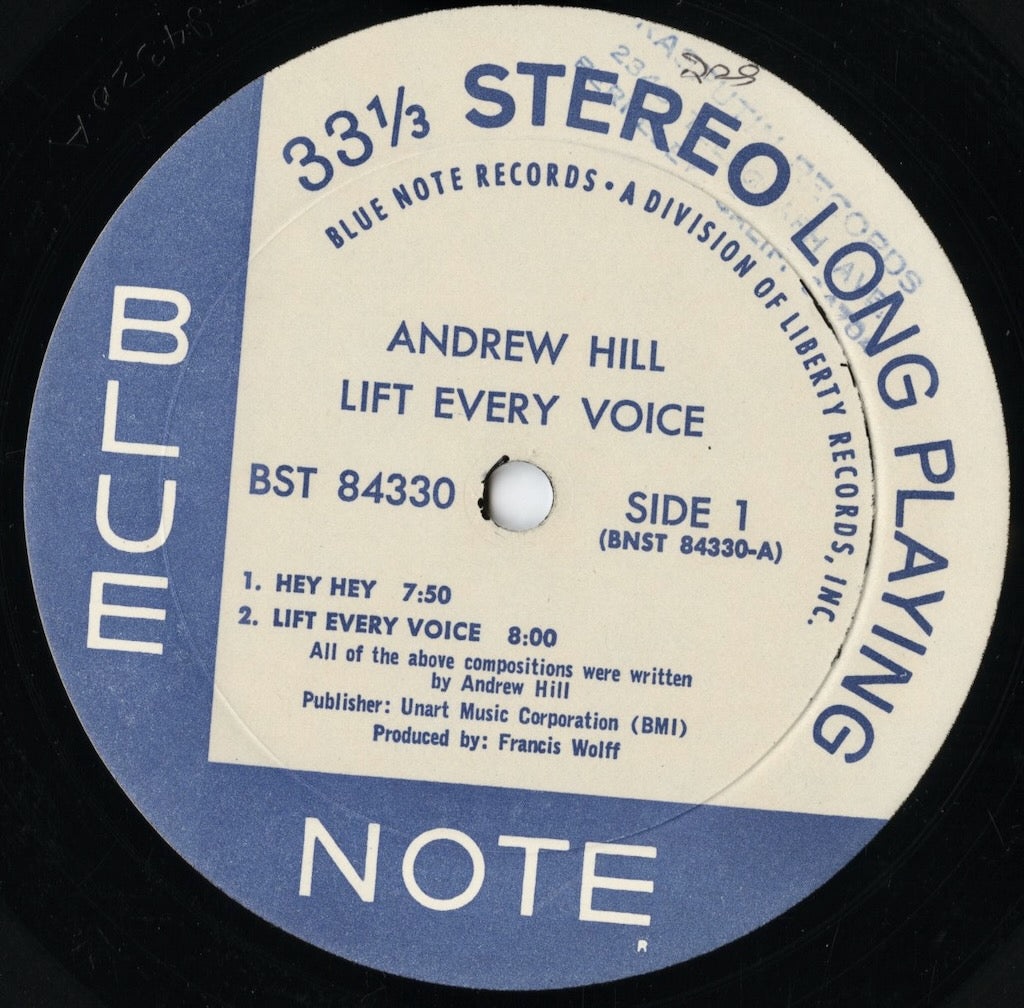 Andrew Hill - Lift Every Voice (BST-84330) 1970 US Blue Note｜中古LP