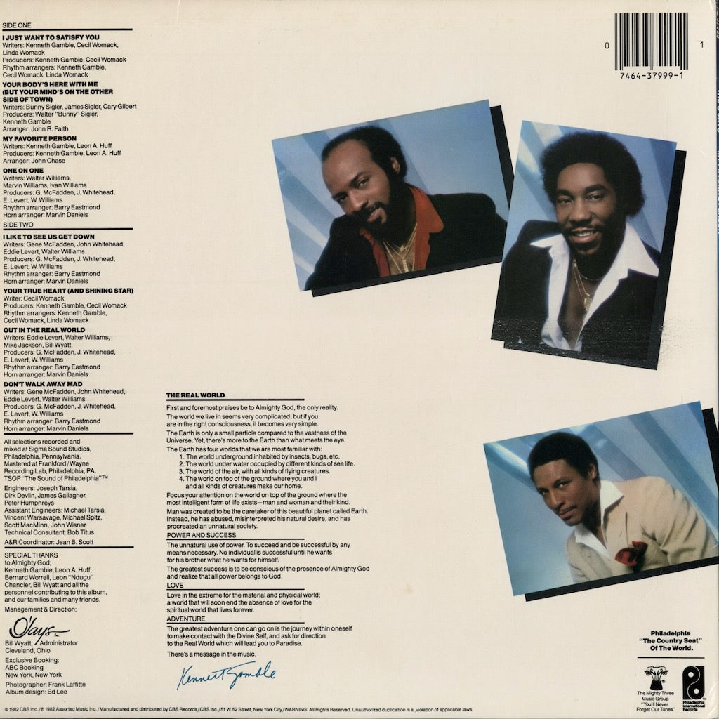 The O'Jays - My Favorite Person (PZ 37999) 1982 US Philadelphia International｜中古LP