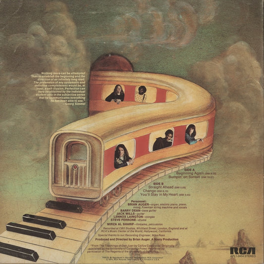 Brian Auger / ブライアン・オーガー / Straight Ahead (APL1-0454)