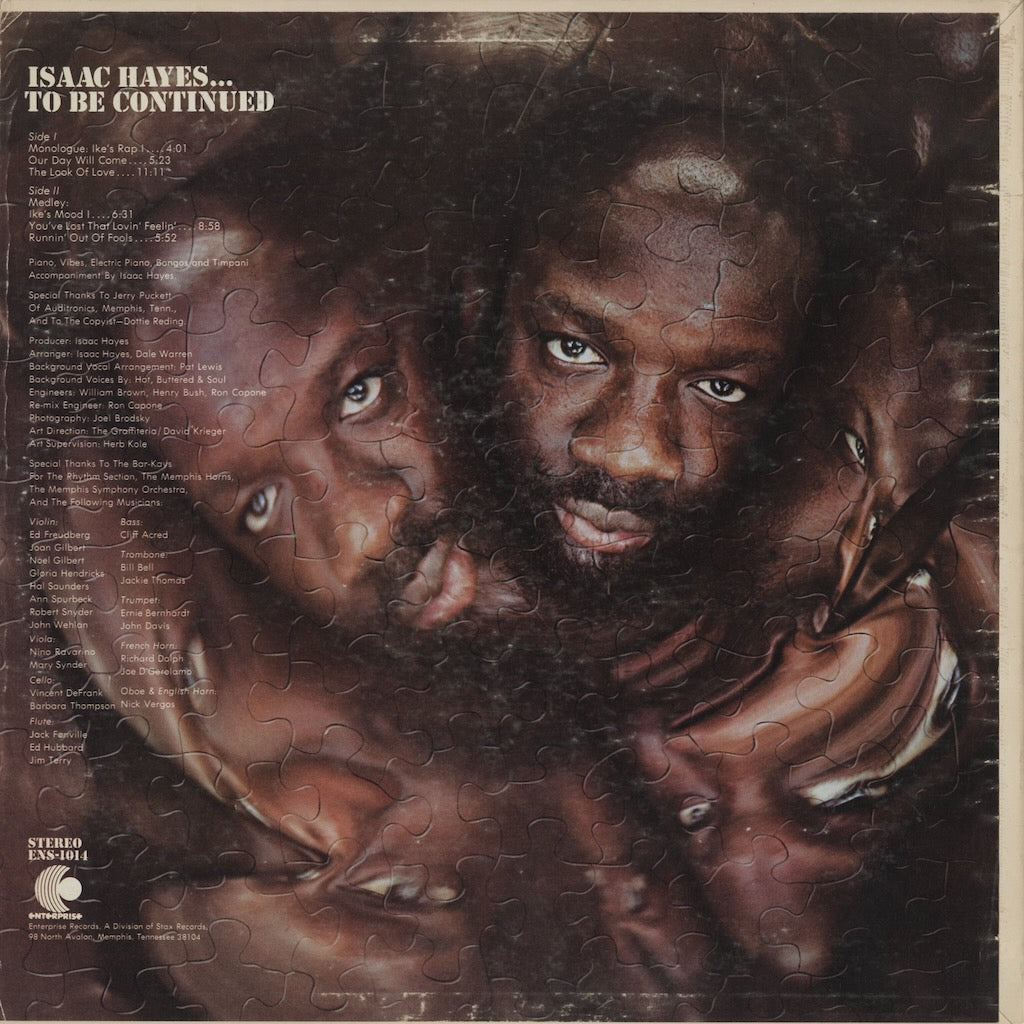 Isaac Hayes / アイザック・ヘイズ / ...To Be Continued (ENS-1014)