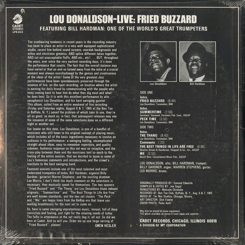 Lou Donaldson - Fried Buzzard (LPS-842) 1970's US Cadet｜中古LP 未開封シールド