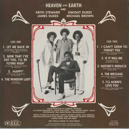 Heaven & Earth / ヘヴン＆アース / I Can't Seem To Forget You (G-(1001))