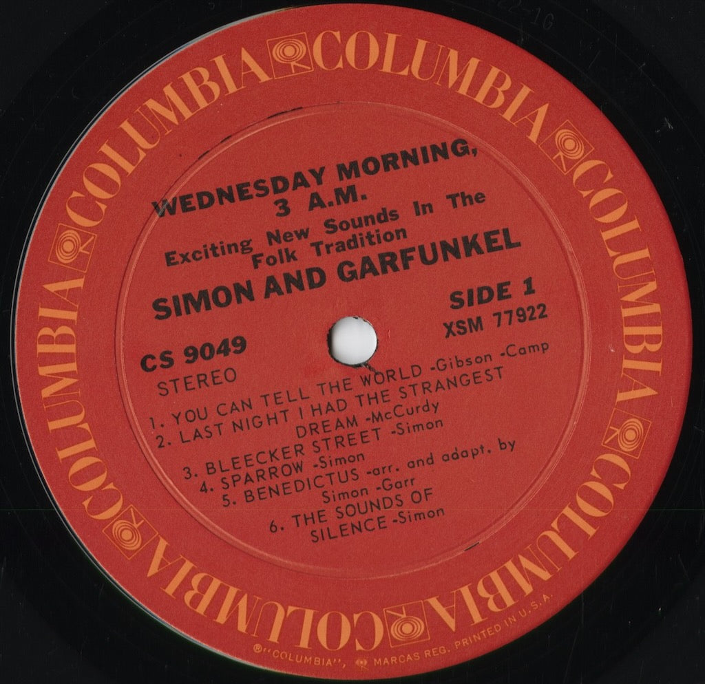 Simon and Garfunkel - Wednesday Morning, 3AM (CS 9049) 1970 US Columbia｜中古LP