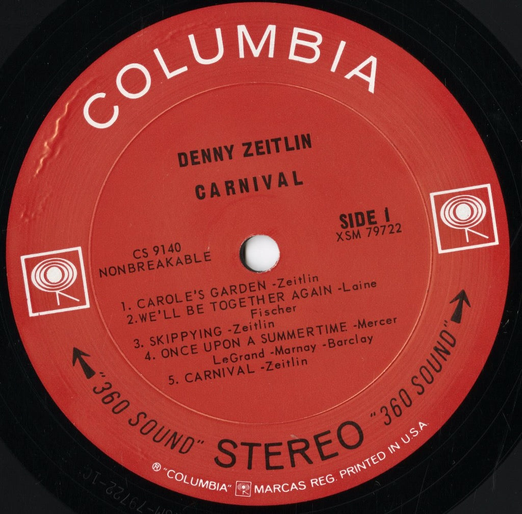 CS 9140 Denny Zeitlin Carnival 中古レコード 通販 | VOXMUSIC