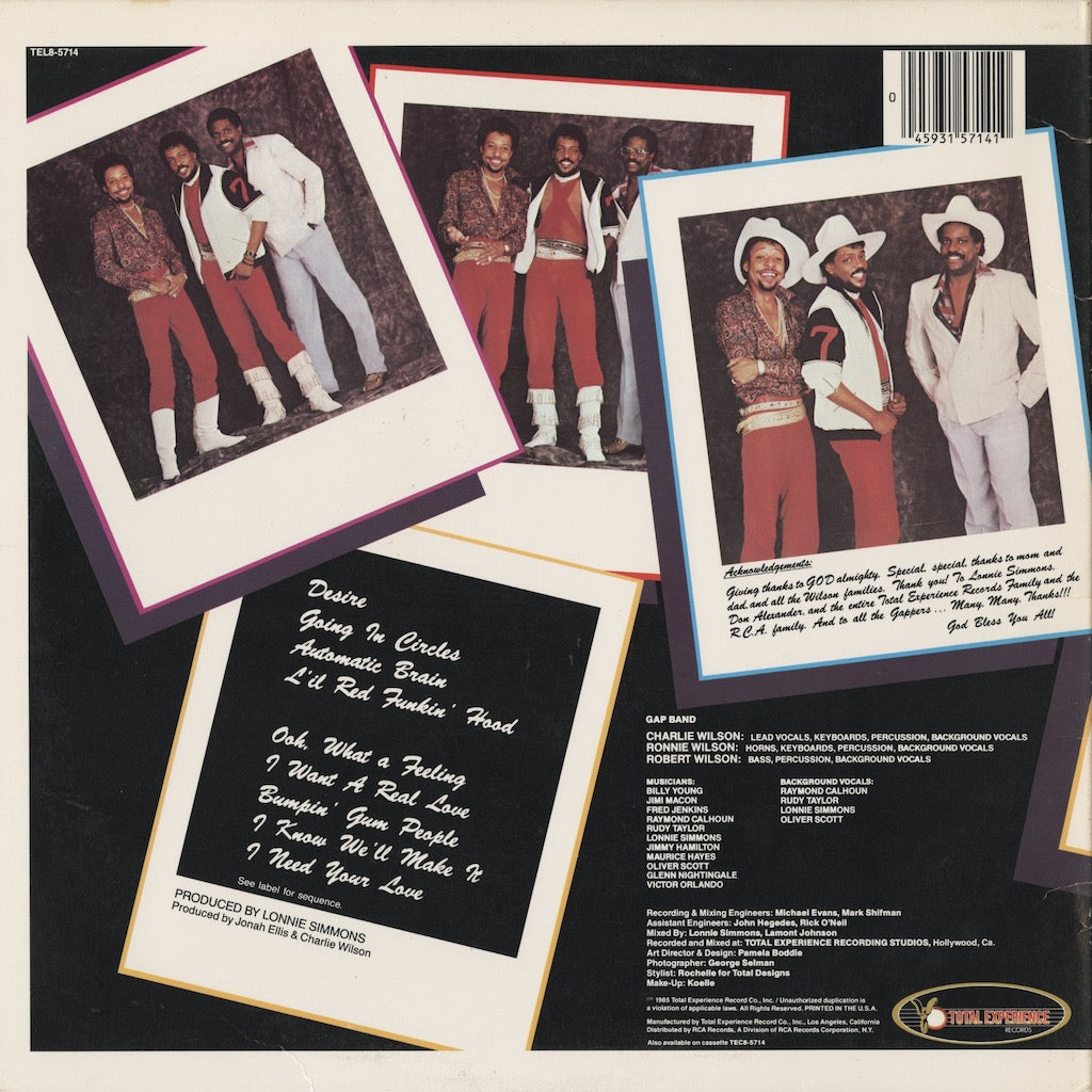 Commodores The Gap Band 限定7インチ The Gap Band / ギャップ・バンド / Gap Band VII (TEL8-5714