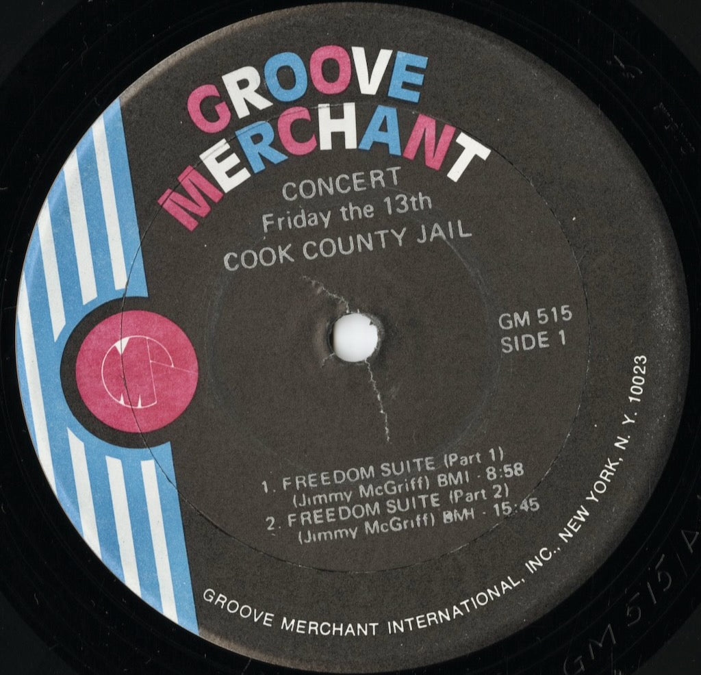 Jimmy McGriff - Friday The 13th Cook County Jail (GM 515) LP 1974 US Groove Merchant｜中古LP