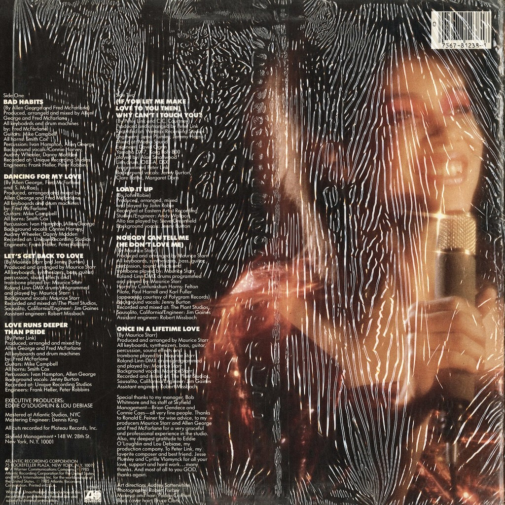 Jenny Burton - Jenny Burton (81238-1) LP 1985 US Atlantic｜中古LP