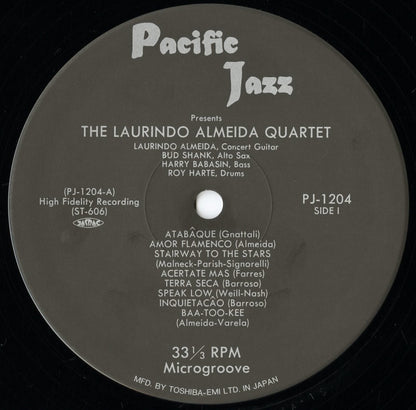 Laurindo Almeida Quartet Featuring Bud Shank / ローリンド・アルメイダ (PJ-1204)