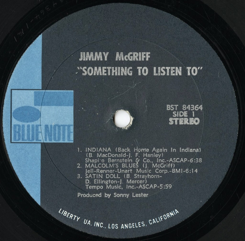 Jimmy McGriff - Something To Listen To (BST-84364) LP 1970 US Blue Note｜中古LP