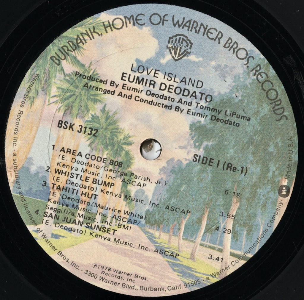 Eumir Deodato Love  見本盤 DEODATO (EUMIR DEODATO) / Love Island – ZONY online store