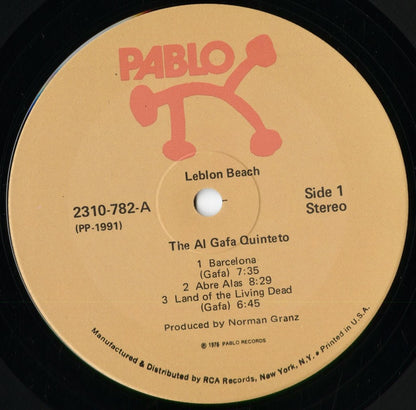 The Al Gafa Quinteto – Leblon Beach (2310-782) 1976 US Pablo | 中古LP