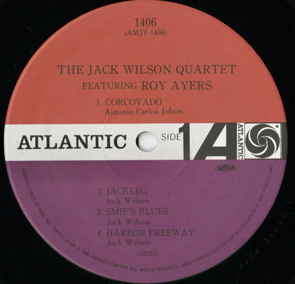 Jack Wilson Quartet - Jack Wilson Quartet Featuring Roy Ayers (AMJY-1406) 1992 JPN Atlantic｜中古LP