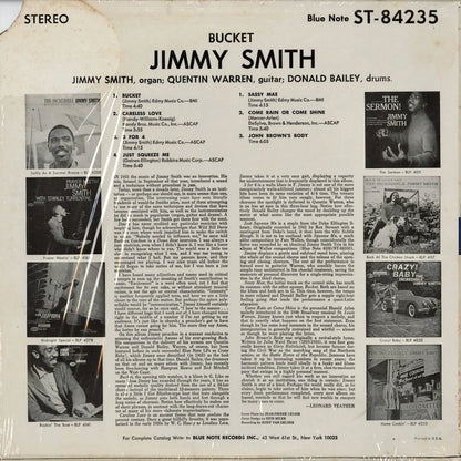 Jimmy Smith - Bucket (BST 84235) LP 1966 US Blue Note｜中古LP