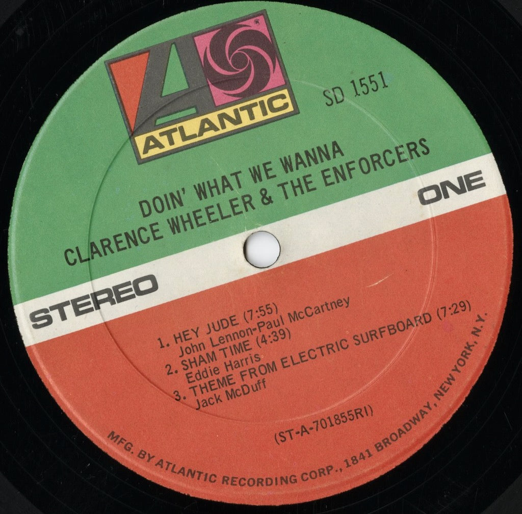 レア盤　Clarence Aird - One in the Spirit Clarence Wheeler & The Enforcers - Doin' What We Wanna (SD 1551