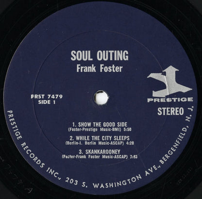 Frank Foster - Soul Outing! (PRST 7479) 1967 US Prestige｜中古LP